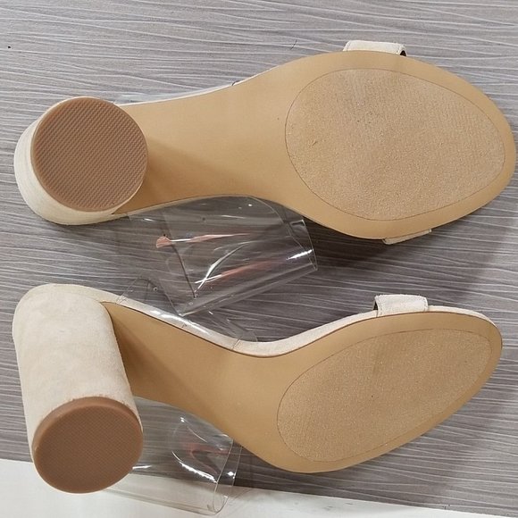 Steve Madden Cheers Slide Sandal, Nude Suede, Womens Size 9.5 M - Picture 10 of 11